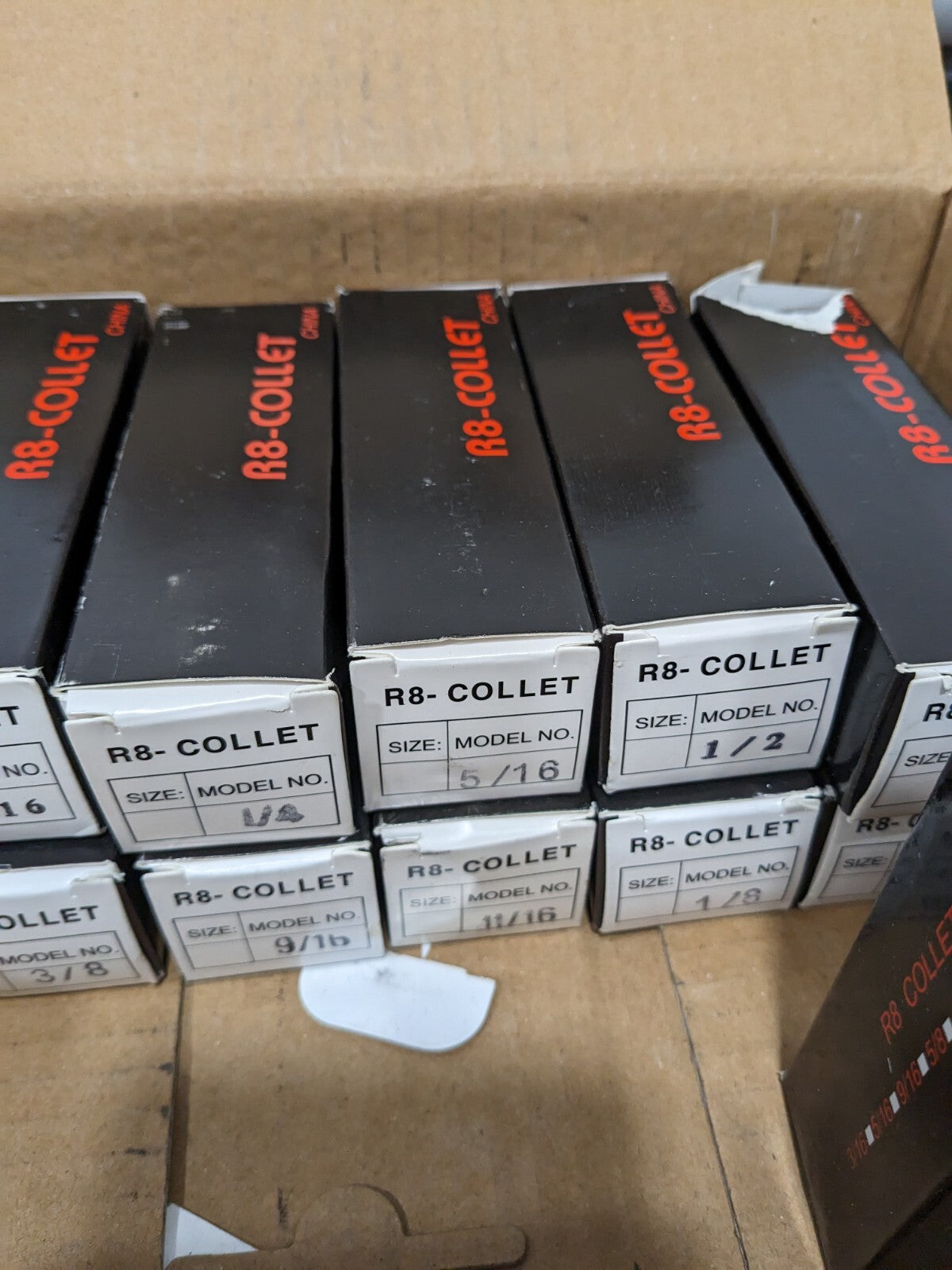 MHC Collet Set: 13 Pc, 1/8 to 7/8" Capacity 09750928