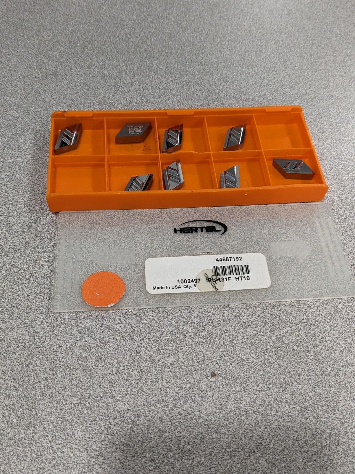 HERTEL Profiling Insert: IPL131 HT10, Solid Carbide Qty 8 1002497