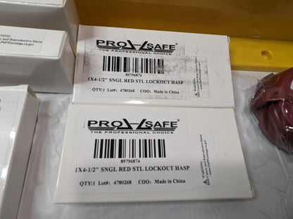PRO-SAFE Electrical & Valve Lockout Station Polycarbonate BD-B1100 BROKEN CASE