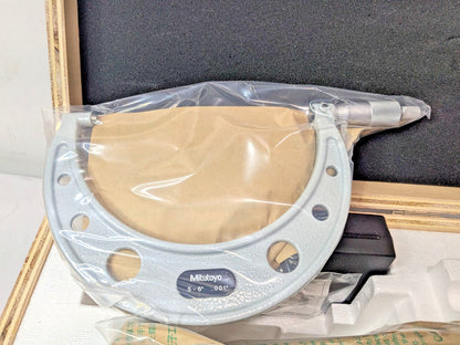 Mitutoyo Outside Micrometer Set w/Sandards 0 - 6" Range OMST-6" 103-904-10
