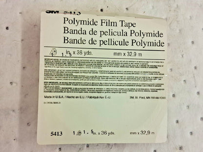 3M Amber Polymide Film Tape 1-1/2" x 36yd 7000048690