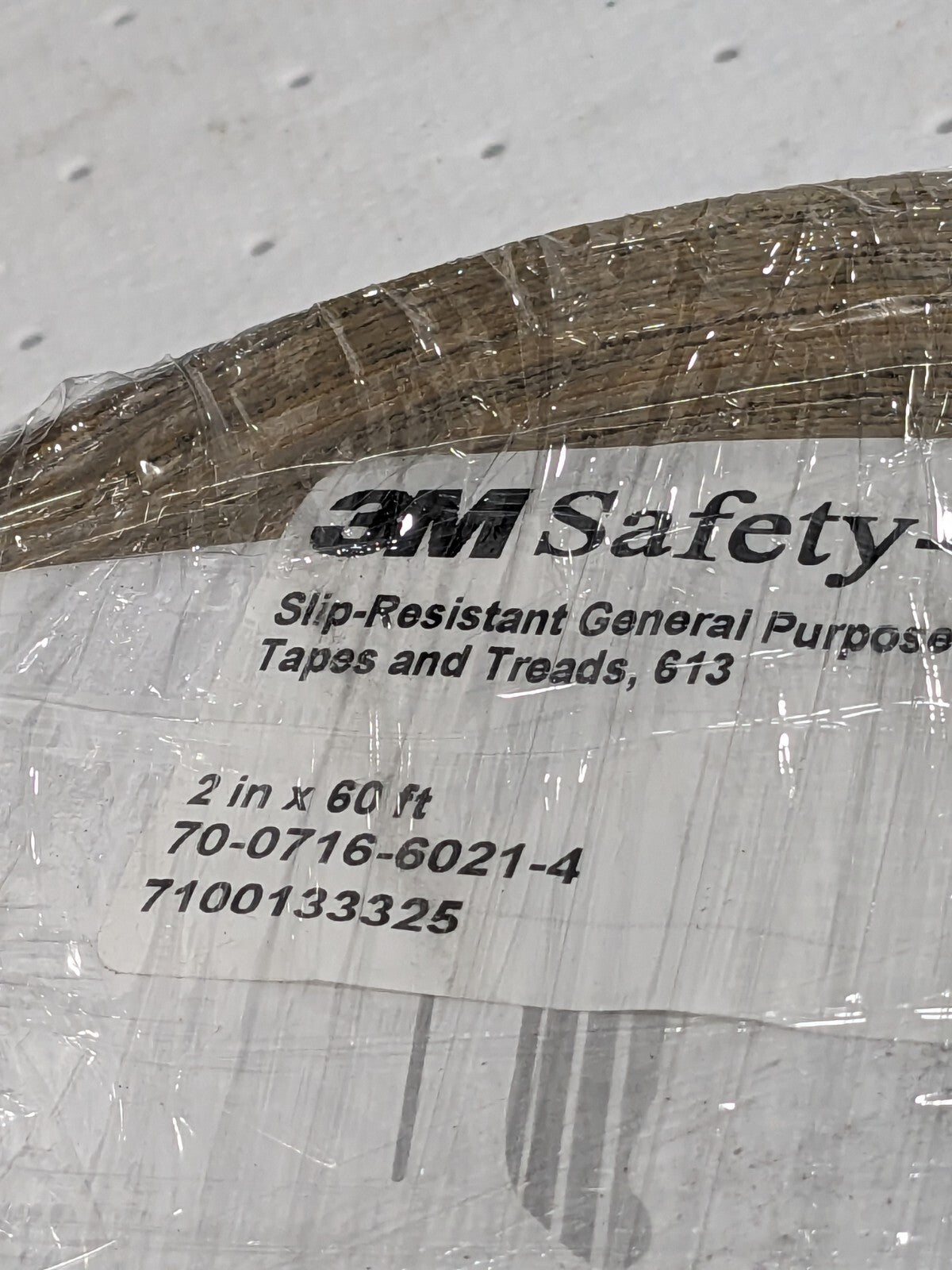 3M Floor & Aisle Marking Tape: 2" Wide, 60' Long, 0.91 mil Thick 7100133325