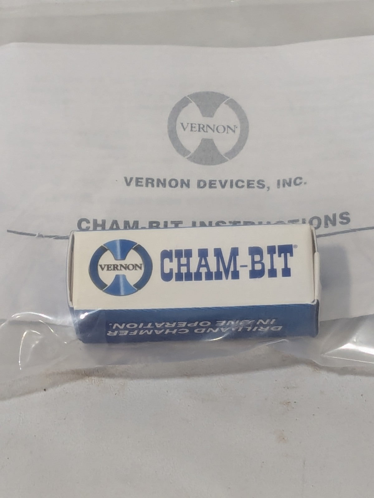 Vernon Cham-Bit 3/8" Cutter Diam 13/64" Drill Comp., CCH2030