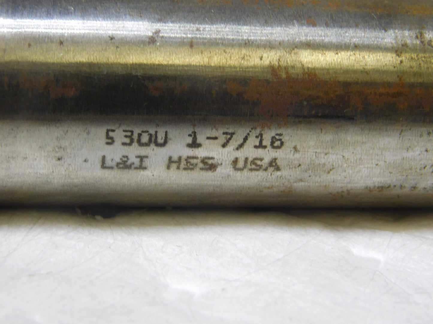 L&I 4MT Taper Shank Chucking Reamer 1-7/16 Straight Flute 12 OAL 530U 1-7/16