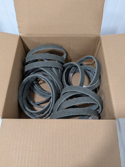 3M Abrasive Belt: 3/4" Wide, 18" OAL, Silicon Carbide Box of 20 7100019651
