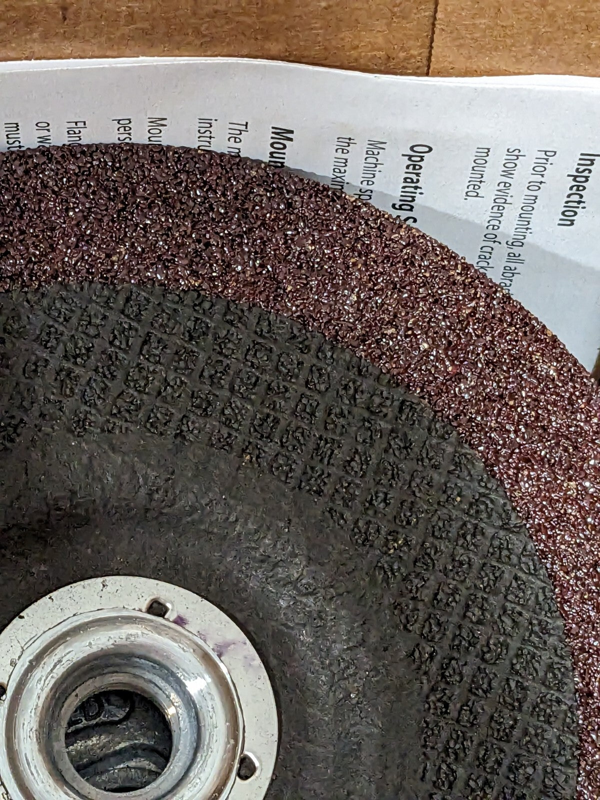 CGW Depressed-Center Wheel: Type 27, 6" Dia, 1/4" Thick Qty 10 45040