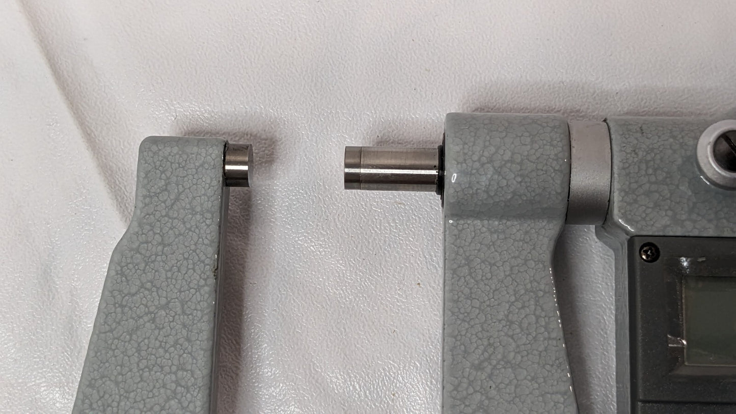 SPI Digital Deep Throat Micrometer  0-1" Range X 6" Throat Depth 17-777-4