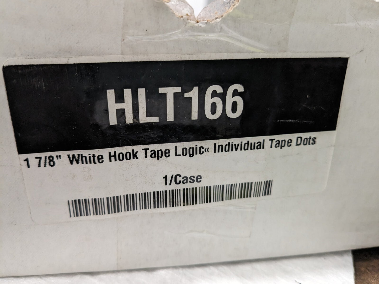TAPE LOGIC Hook & Loop Dot White 1-7/8 450 Piece Roll HLT166