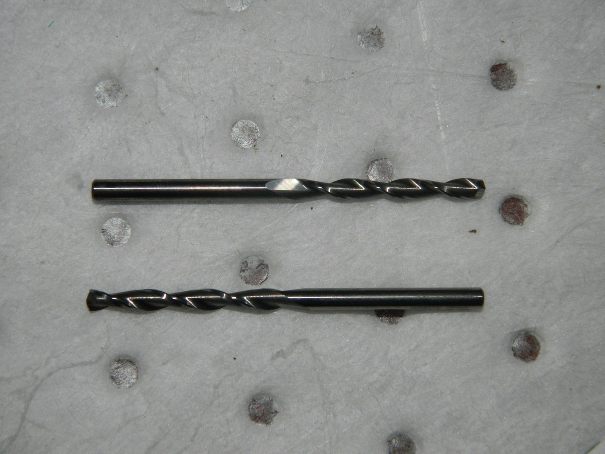 OSG Solid Carbide Jobber Drill 9/64" 135° Point QTY 2  59906677