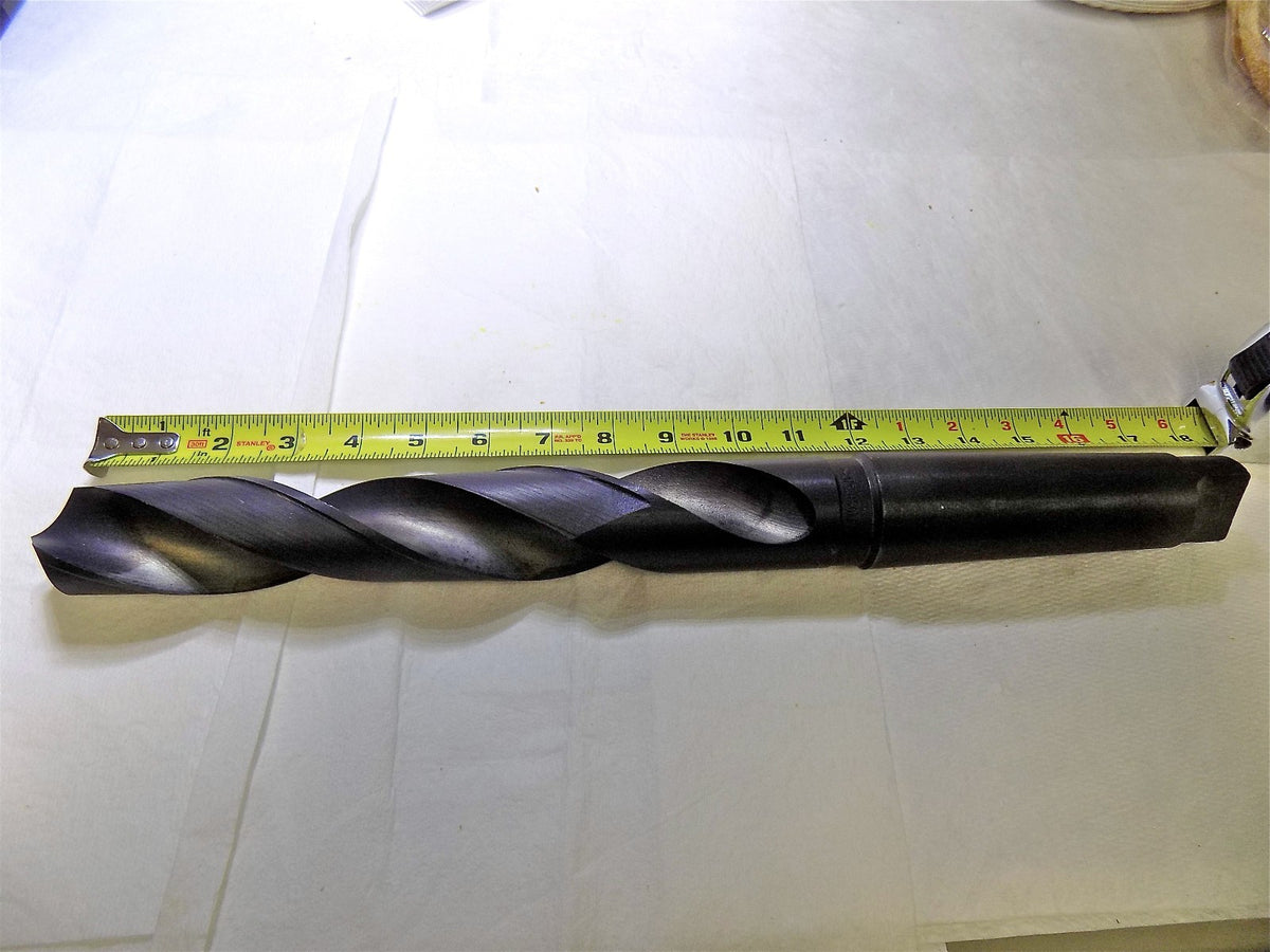 Interstate 5MT HSS Drill Bit 1-21/32" RH 118º Regular Spiral17-3/4" OAL 01551423