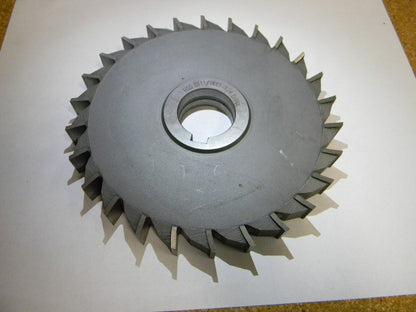 Side Milling Cutter 6" x 11/16" x 1-1/4" Uncoated HSS Straight Im