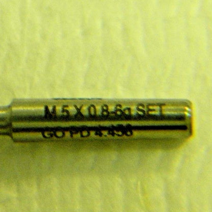 GF Gage Class 6G Go Truncated Taperlock M5 x 0.80 Thread Gage S0500806GGK