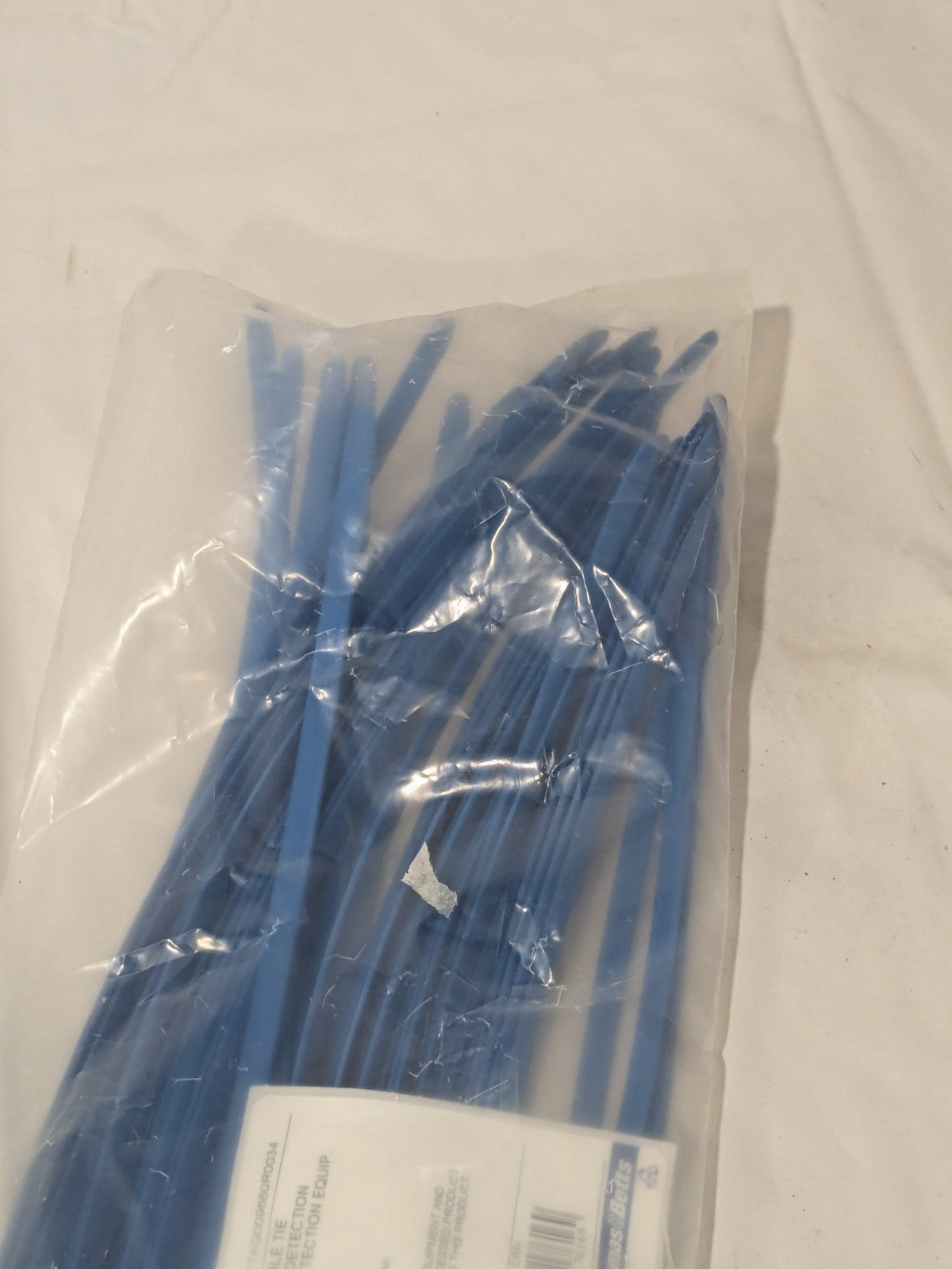 (50) T&B Metal Detectable Cable Tie: Stainless Steel Barb, 13-1/2" L TY527M-NDT