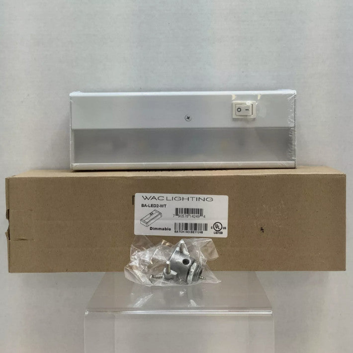 WAC Lighting 2pk of Under Cabinet Dimmable Light LED Bar BA-LED2-WT