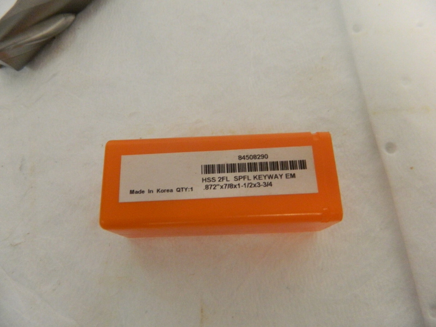 Hertel 7/8 Diam 1-1/2 LOC 2 Flute High Speed Steel Keyway End Mill GG99914241