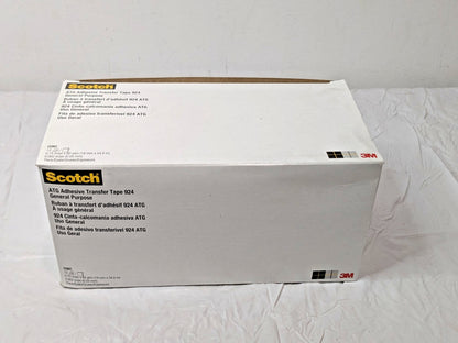 12 Rolls 3M Scotch ATG Adhesive Transfer Tape 924 General Purpose 0.75"X60yd 924