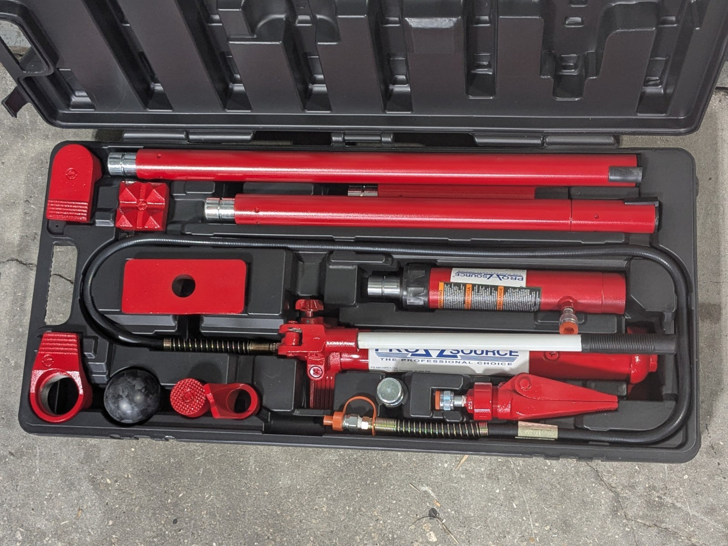 Pro Source Hydraulic Maintenance Repair Kit 10 Ton Capacity 10,000 PSI Max.