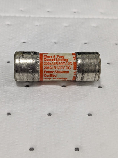 FERRAZ SHAWMUT Cylindrical Fast-Acting Fuse: J, 1 A, 20.6 mm Dia A4J1