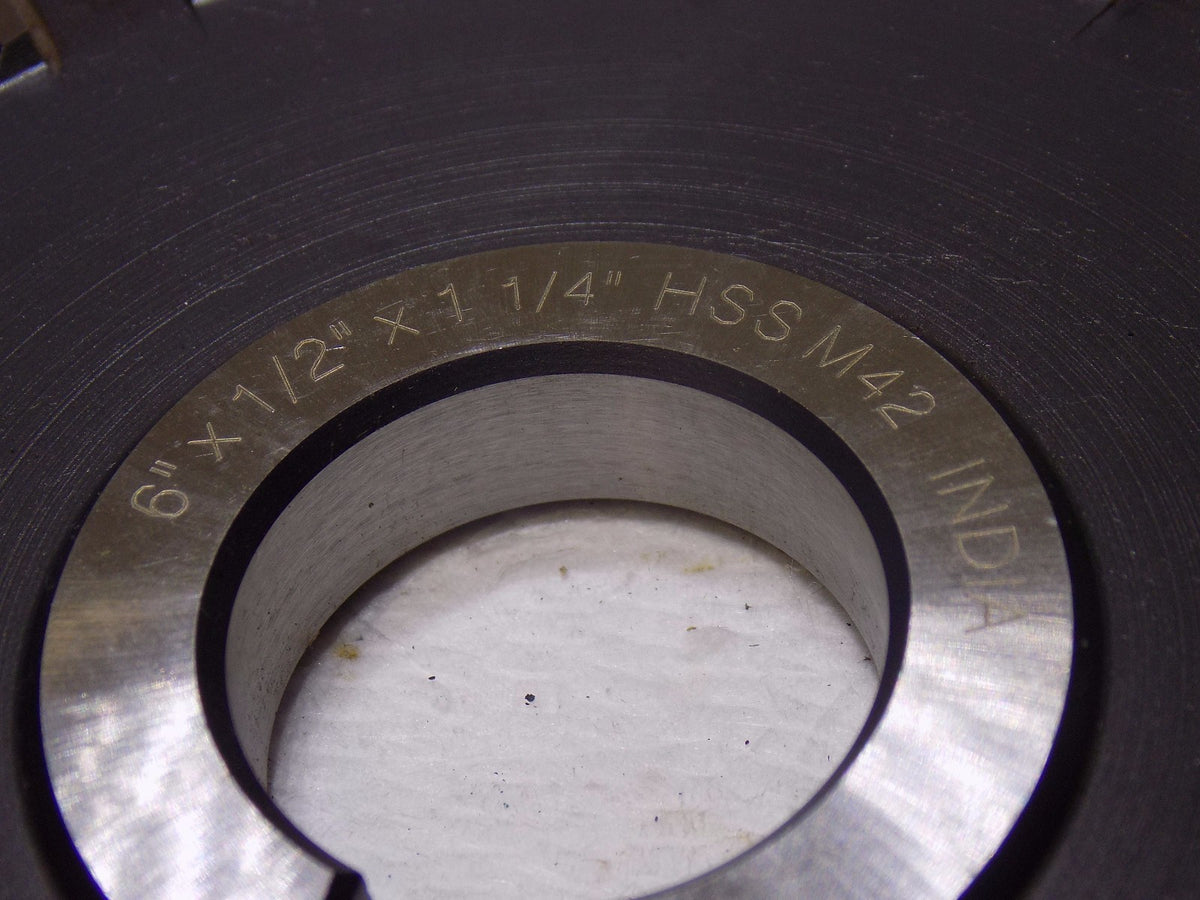 Interstate 6" Diam x 1/2" FW  Staggered Tooth Side Milling Cutter 03036324