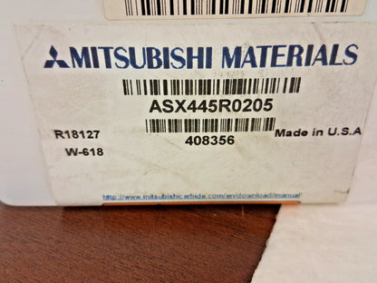 Mitsubishi Materials 2" Indexable Face Milling Cutter ASX445R0205