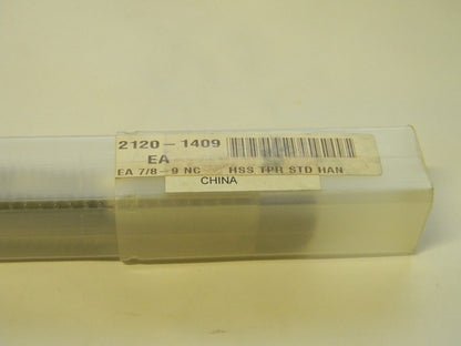 Interstate 3pk 7/8"-9 UNC H4 4FL HSS Straight Flute Standard Hand Tap 21201409