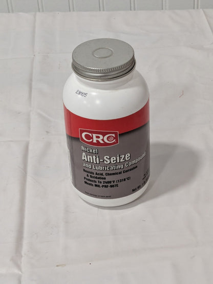 CRC High Temperature Anti-Seize Lubricant: 16 oz Bottle, Nickel Base 1007947