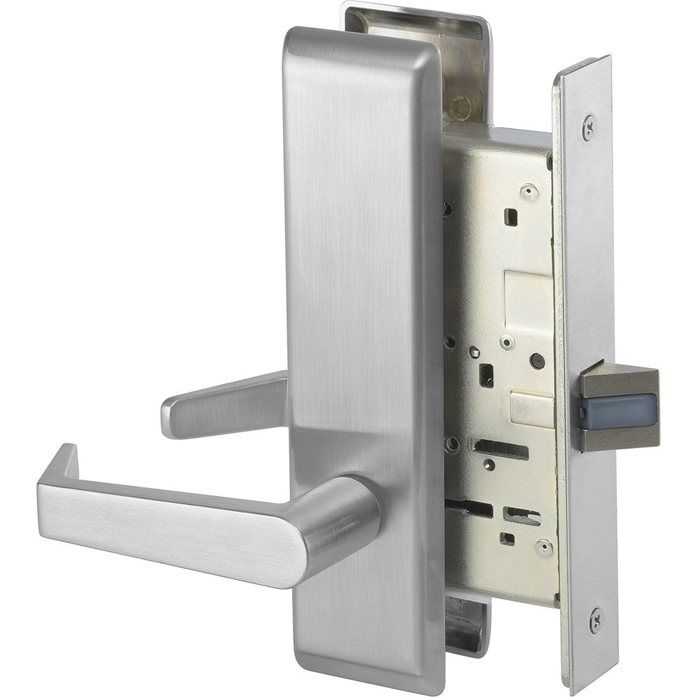 Assa Abloy Accentra for 1 3/4 to 2 1/8" Doors, Satin Chrome 085330