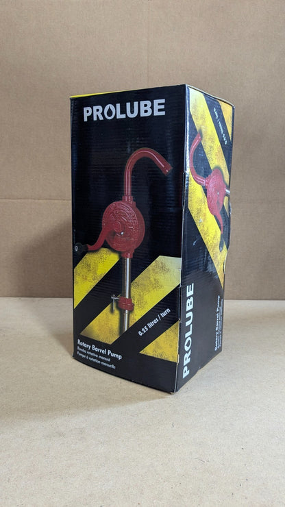 PROLUBE Rotary Drum Pump for 15-55 Gal Drums   Cast Iron   .25L Per Turn