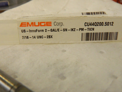 Emuge 7/16-14 Tap CU44Q200.5012