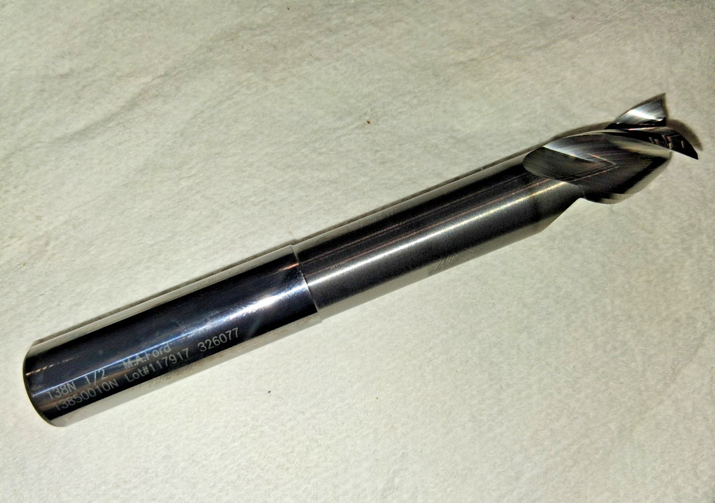 M.A. Ford Carbide Square End Mill 1/2" Dia 5/8" LOC 13850010NF