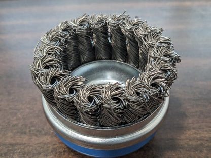 Walter Knot-Twisted Wire Cup Brush with Ring 3" 13G314