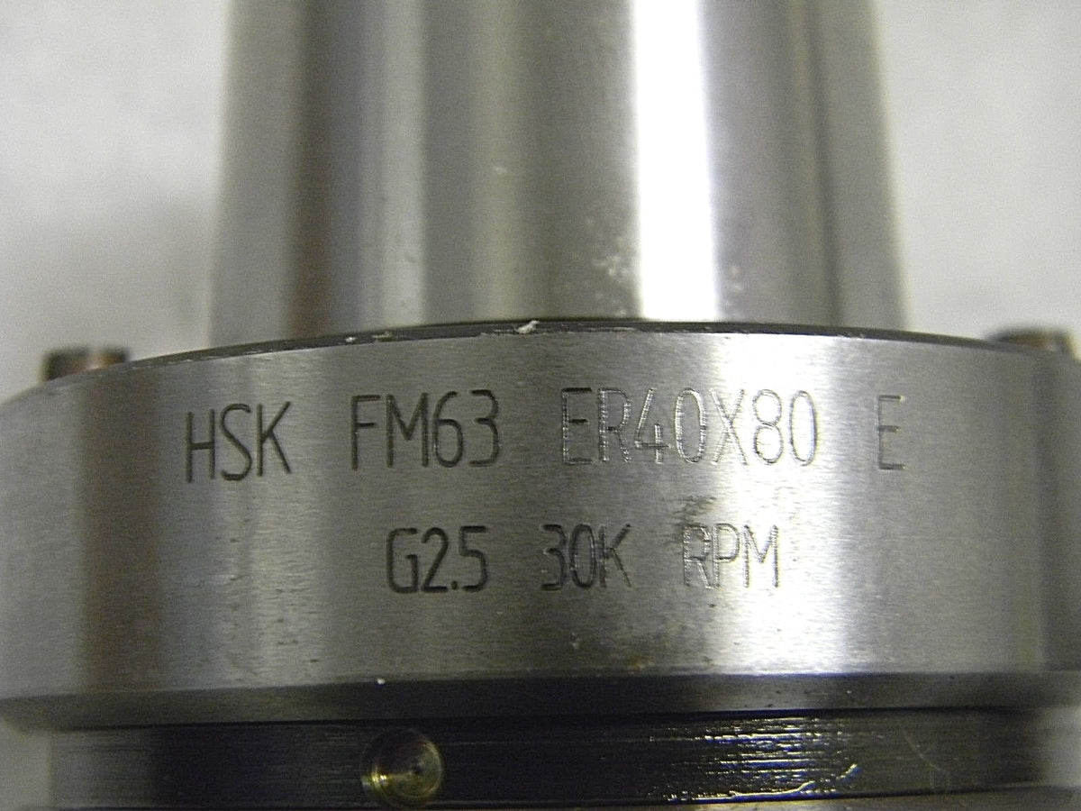Iscar ER40 Collet Chuck  HSKFM63 Hollow Taper Shank 3 to 26mm 4504939