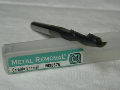 Metal Removal 1/4" x 1-1/8" x 3" 2FL Carbide TiAlN Single End Mil