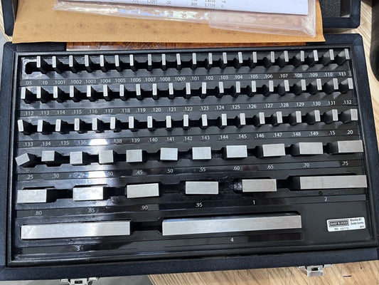 IMGAGES Gage Block Set: 0.05 to 4'' Range, 81 Pc, Economy Grade, Steel 630-4115