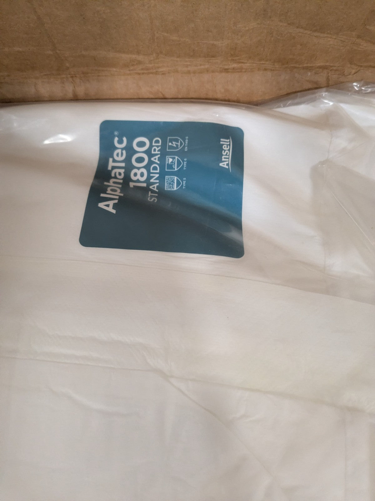 Ansell Rain & Chemical-Resistant Coveralls: SZ M Qty 25 WH18-B-92-111-03
