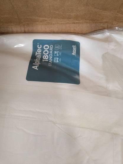 Ansell Rain & Chemical-Resistant Coveralls: SZ M Qty 25 WH18-B-92-111-03