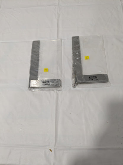 (2) SPI 6" Blade Length, 4" Base Length Spring Steel Square 13-627-5