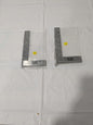 (2) SPI 6" Blade Length, 4" Base Length Spring Steel Square 13-627-5