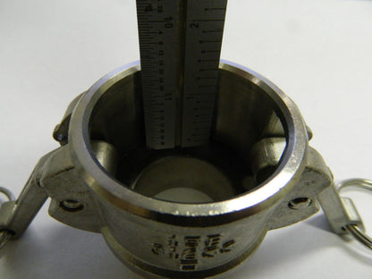 Ever-Tite 15B Cam and Groove Coupling Brass Handles SU15BSS