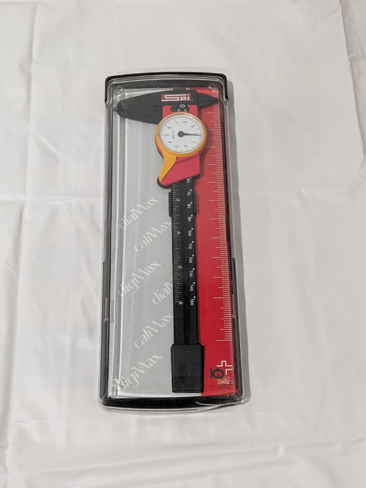 SPI Dial Caliper: 150.00 mm, 0.10 mm Graduation, Super Polymid Jaws 31-415-3
