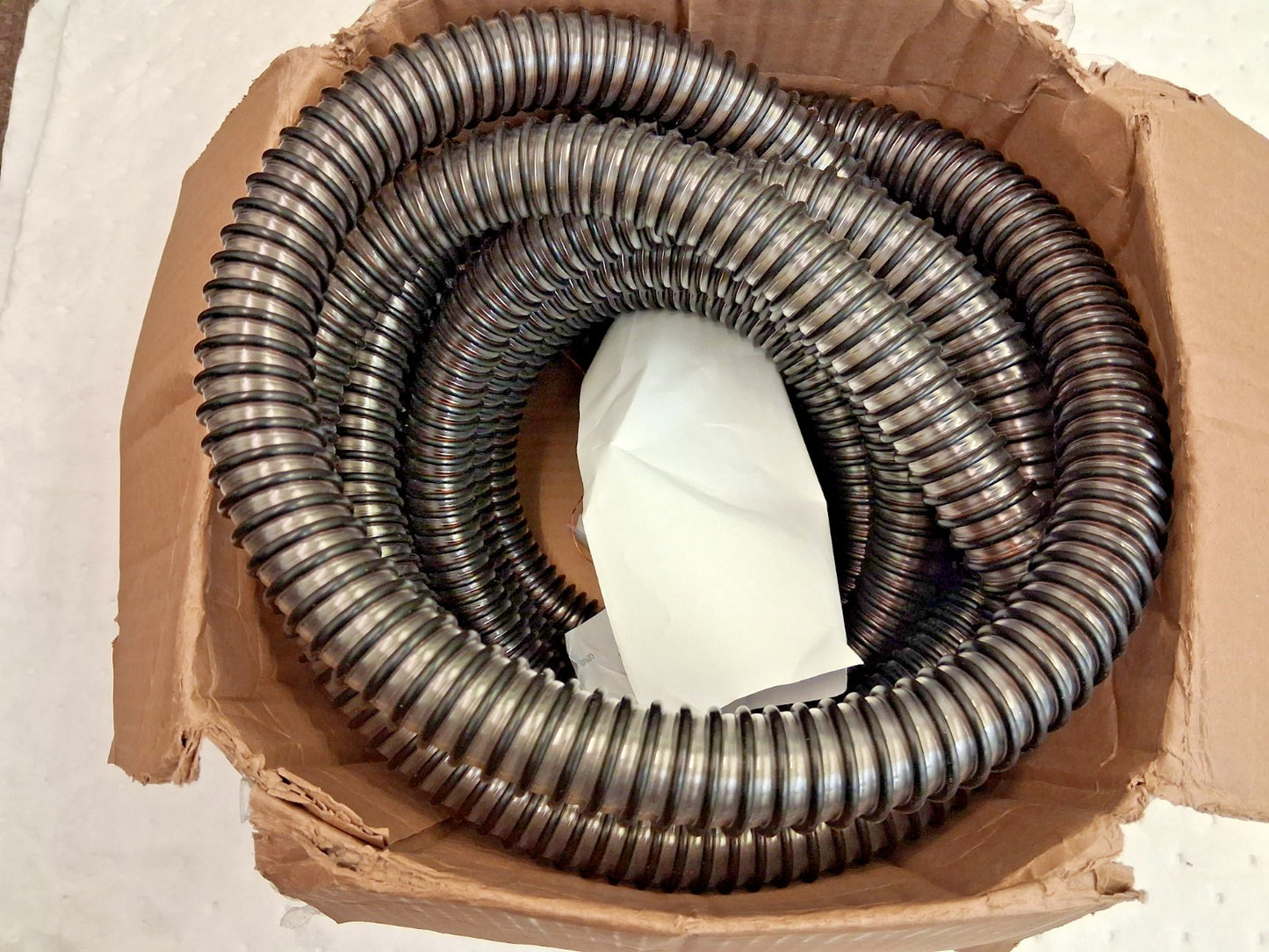 Flexaust Static Dissipative Reinforced Clear Polyurethane Hose 3641010025