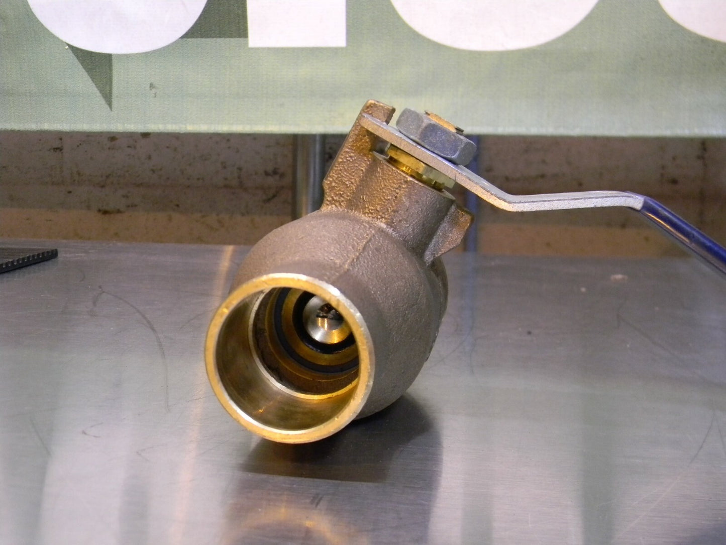 Nibco Standard Full Port Bronze Ball Valve 1-1/4" Pipe 600 PSI Max. S-585-7
