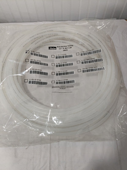 Parker Polyethylene Tube: 3/8" ID x 1/2" OD, 100' Long E-86-0100