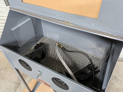 Trinco Model 36 Sandblast Cabinet w/ Dust Collector 36" x 24" x 23" Workspace
