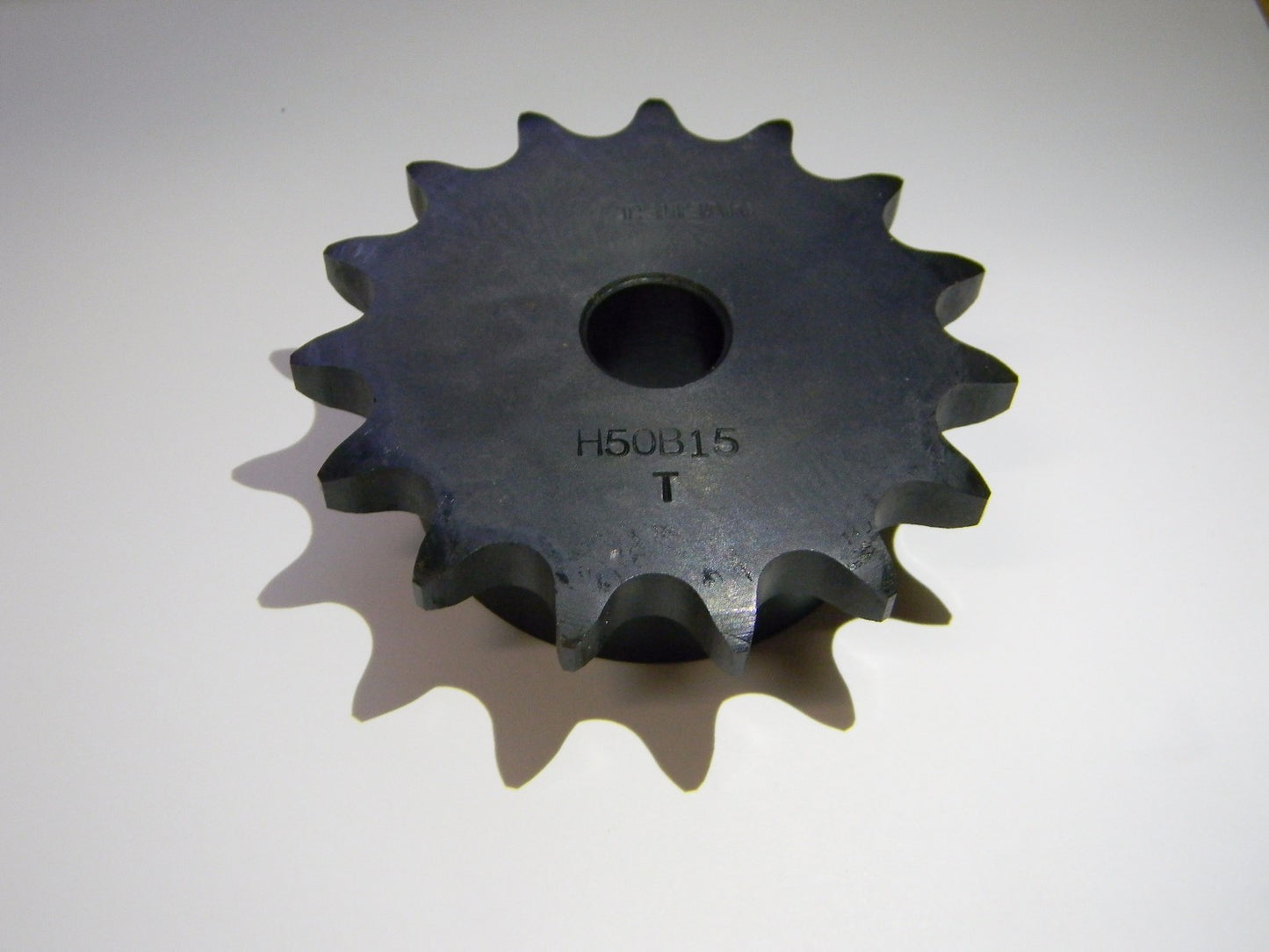 Tsubaki Plain Bore Sprocket 5/8" 15 Tooth Chain Size 50  H50B15