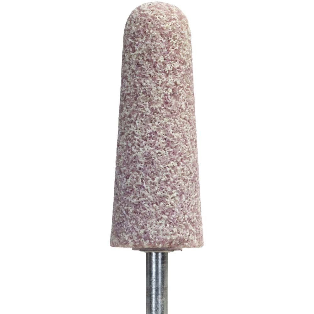 Norton Mounted Point: 1" Thick, 1/4" Shank Dia, A3, 36 Grit Qty 25 61463686138