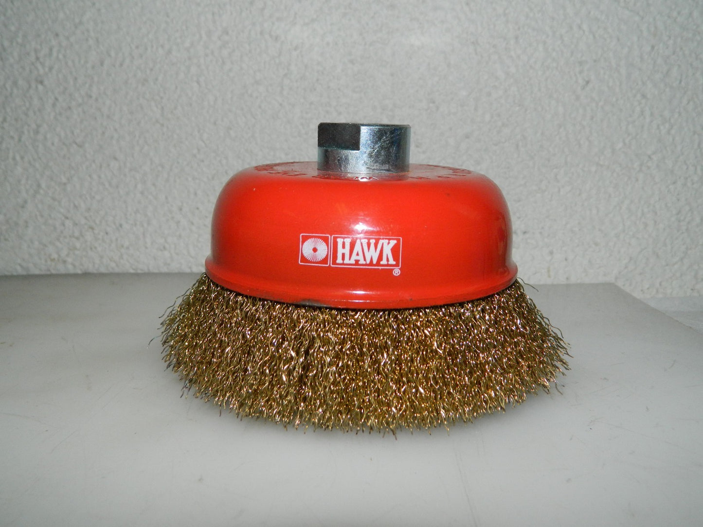 Hawk Crimped Steel Wire Cup Brush 5" Diam x M16x2 Hole Size  04186342