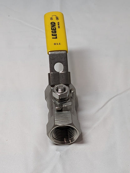 LEGEND VALVE Standard Manual Ball Valve: 1/2" Pipe, Standard Port 113-123