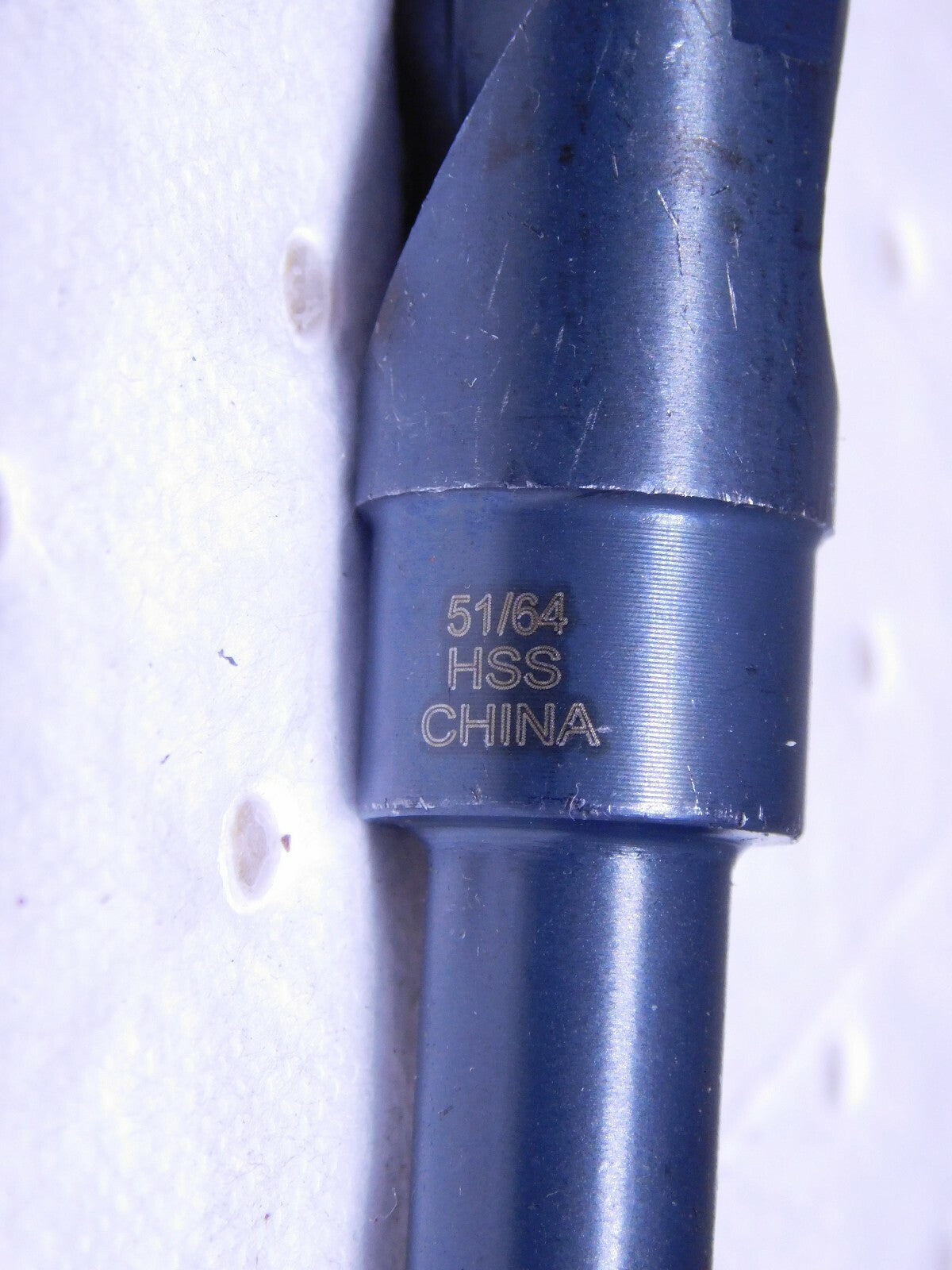 Interstate Silver & Deming Drill 51/64 Dia 118º Pt 1/2 Shank 3 Fl L 01340512