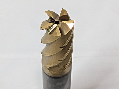 Emuge TiNox-CUT Square End Mill Axial Through Coolant 2xD 5/8"D 5FL 2577TZ.0625
